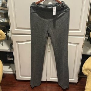 Black and white slacks